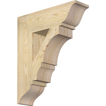 Ekena Millwork Balboa Traditional Rough Sawn Bracket, Douglas Fir, 6"W x 22"D x 26"H BKT06X22X26BOA01RDF